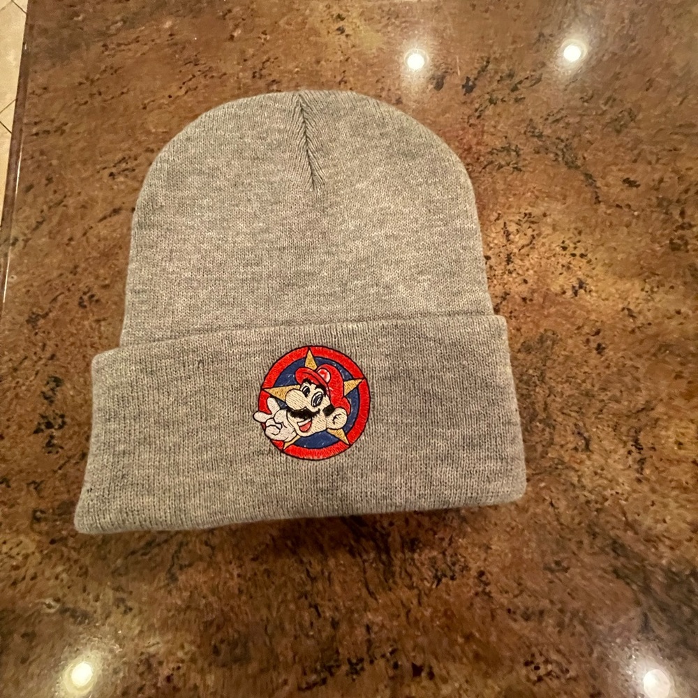 Mario acrylic beanie